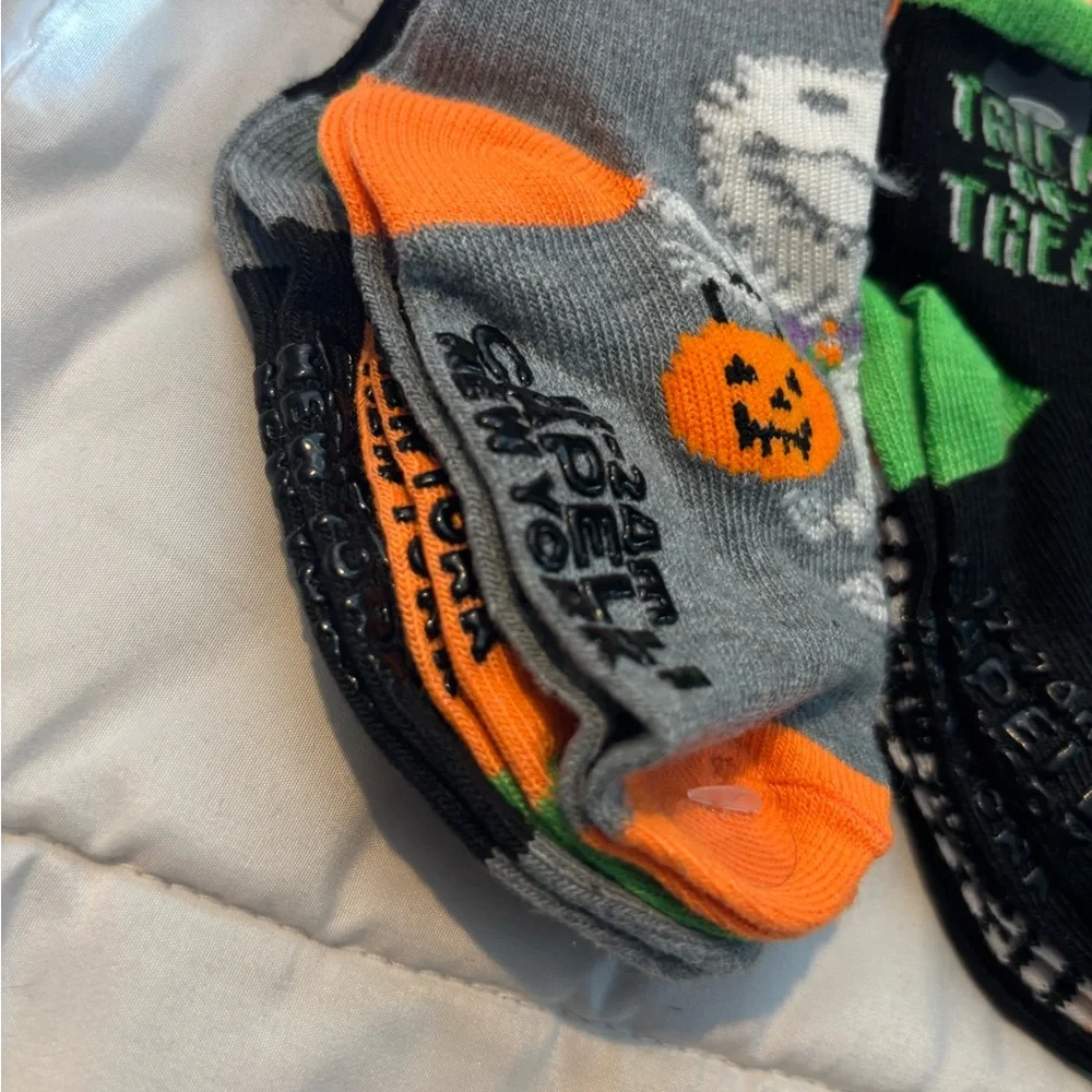 NEW Capelli of New York Toddler Halloween Socks 6 pairs Size 12-24 Months